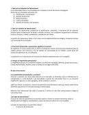 Gerente operaciones y funciones