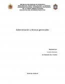 Administración y técnicas gerenciales