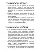 Consecuencias de la Segunda Guerra Mundial