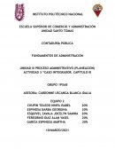 Proceso administrativo (planeación)