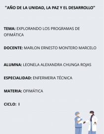 Explorando los programas de ofimática. Página 1