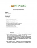 Taller de control administrativo