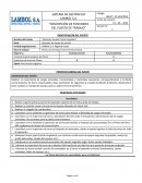 Sistema de gestión sst Lambol S.A.