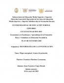 Protocolo de investigación. Mapa conceptual: Avance de protocolo