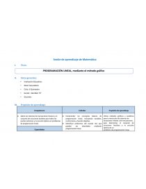 Programación lineal, mediante el método gráfico. Página 1