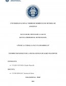 Informe psicológico de la figura humana de Karen Machover