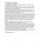 La educación y la sociedad