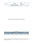 Programa de agua potable