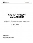 Dirección estratégica de proyectos. Caso: PMO TIC