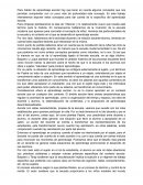 La especificidad del aprendizaje escolar