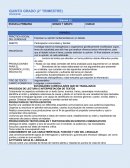 Práctica social del lenguaje 5°grado