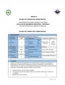 Sílabo de cursos por competencias