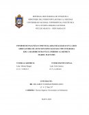 Informe de enfermería