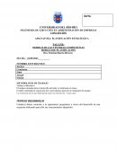 Modelo de las 5 fuerzas competitivas. Modelo de planificación