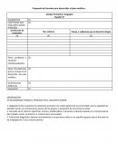 Propuesta de formato para desarrollar el plan analítico