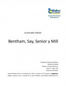 La escuela clásica: Bentham, Say, Senior y Mill