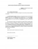 Solicitud para aceptación de asesor de trabajo de investigación