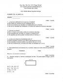 Examen parcial de Matemáticas III