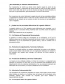 Sistemas administrativos