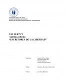 Análisis película “Escritores de la libertad”