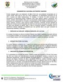 Diagnóstico cultural de puerto Caicedo