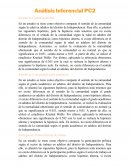 Análisis Inferencial PC2