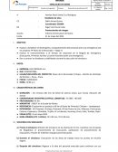 Informe de simulacro de sismo