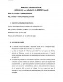 Análisis jurisprudencial derecho a la huelga en el sector salud