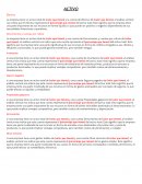 Activo. Efectivo. Documentos y cuentas por cobrar