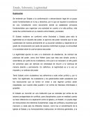 Estado, Soberanía, Legitimidad