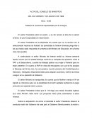 Acta del Consejo de Ministros del dia viernes 1 de agosto de 1969