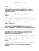 Quimica. El agua