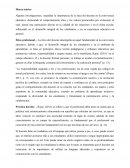 Marco teorico La ética del docente