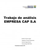 Analisis financiero empresa CAP S.A