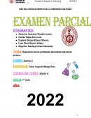 Resolución de los problemas del examen parcial de química