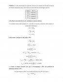 Problemas de Ingeniería de las reacciones químicas