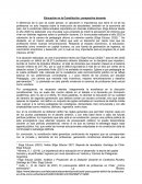 Educación en la Constitución: perspectiva docente