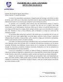 Informe de casos atendido