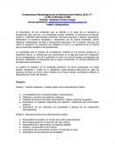 Fundamentos Metodológicos de la Administración Pública.2023