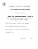 Dirección General de Gobierno región V Ecatepec