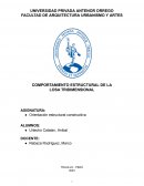 Comportamiento estructural de la losa tridimensional