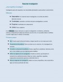 Resumen investigación ¿Qué significa investigar?