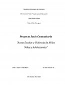 Acoso Escolar y Violencia de Niños Niñas y Adolescentes