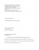 Panorama General de la Filosofía