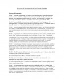 Proyecto de Investigación de las Ciencias Sociales