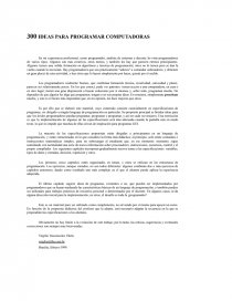 300 ideas para programar computadoras. Página 1