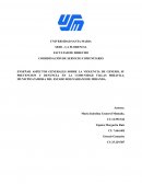 Enseñar aspectos generales sobre la violencia de genero