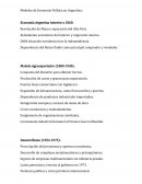 Modelos de Economía Política en Argentina