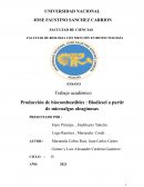 Producción de biocombustibles : Biodiesel a partir de microalgas oleaginosas
