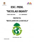 Proyecto: reciclando en la escuela